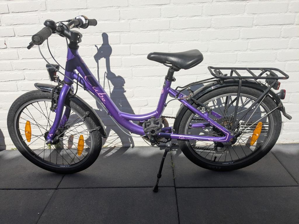 Cube Kids Street 200 Kinderfiets Paars 20 inch, Fietsen en Brommers, Fietsen | Kinderfietsjes, Ophalen of Verzenden, Gebruikt