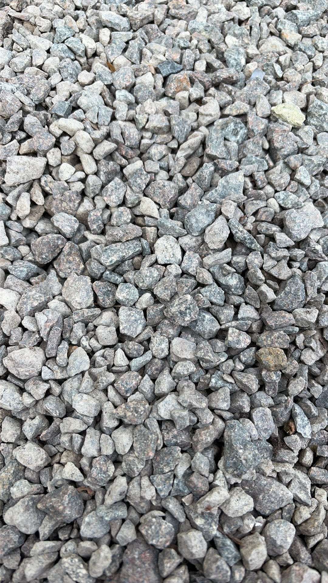 Grijs split +/- 0,5 m3, Tuin en Terras, Ophalen, Overige materialen, Gebruikt, Split