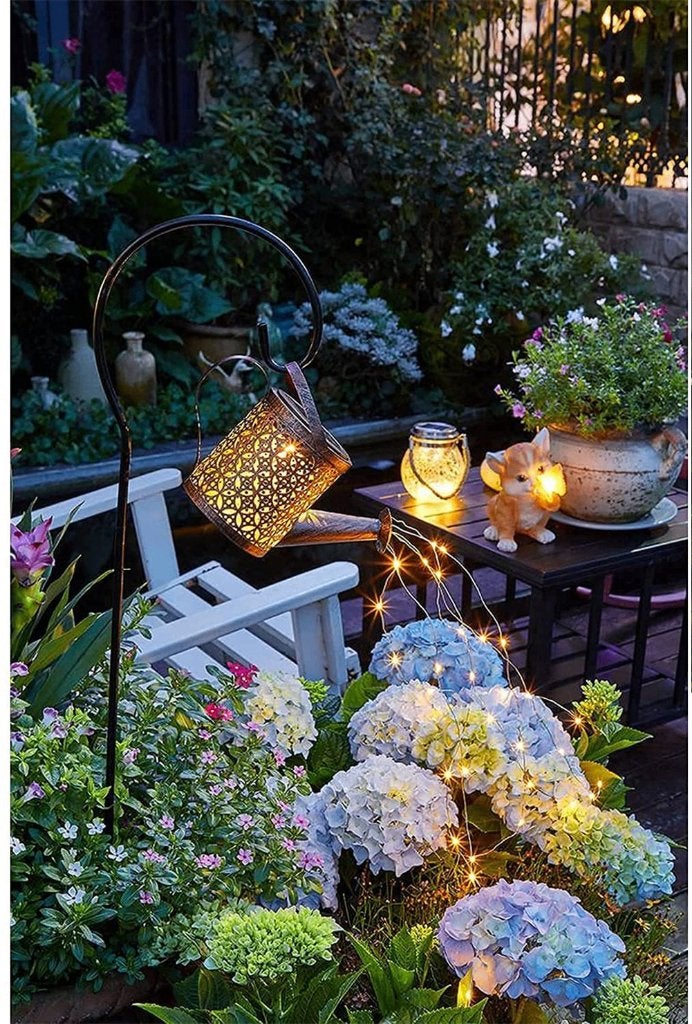 Lichtgevende Gieter / Tuin Decoratie Solar Lamp Zonlicht, Verzenden, Nieuw, Overige materialen