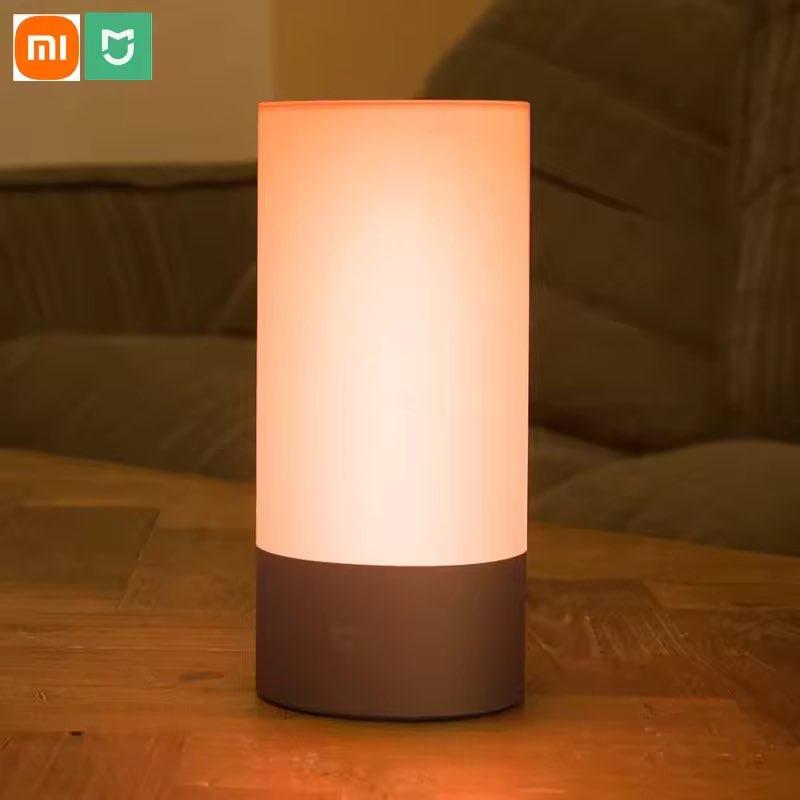 Xiaomi Mijia Nachtlamp - Slimme Lamp - Touch - MJCTD01YL, Ophalen of Verzenden, Zo goed als nieuw, Moderne slimme lamp in wit met gouen kleurstelling