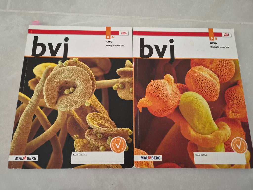 BVJ- biologie voor jou havo 5 Boek A+B, Ophalen, Zo goed als nieuw, HAVO, Nederlands