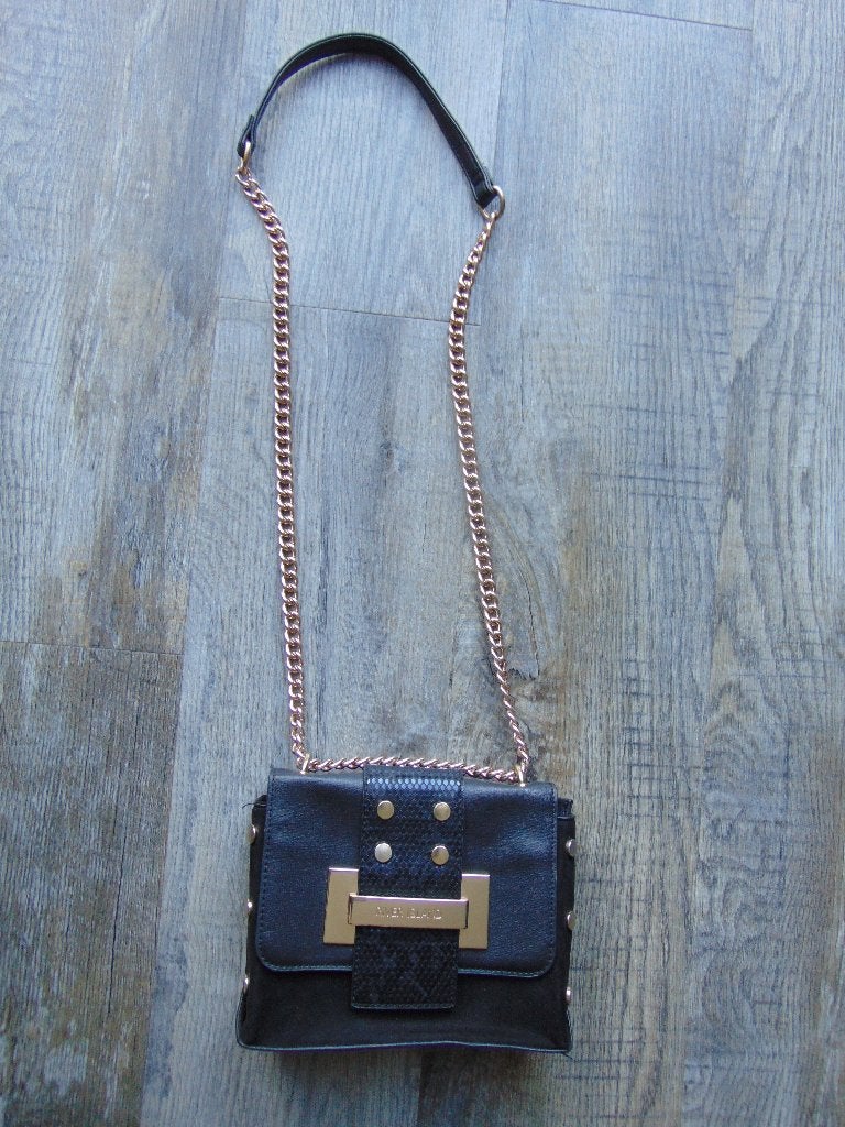 River Island tas zwart schoudertas NIEUW tasje, Ophalen of Verzenden, Nieuw, Zwart, Overige merken