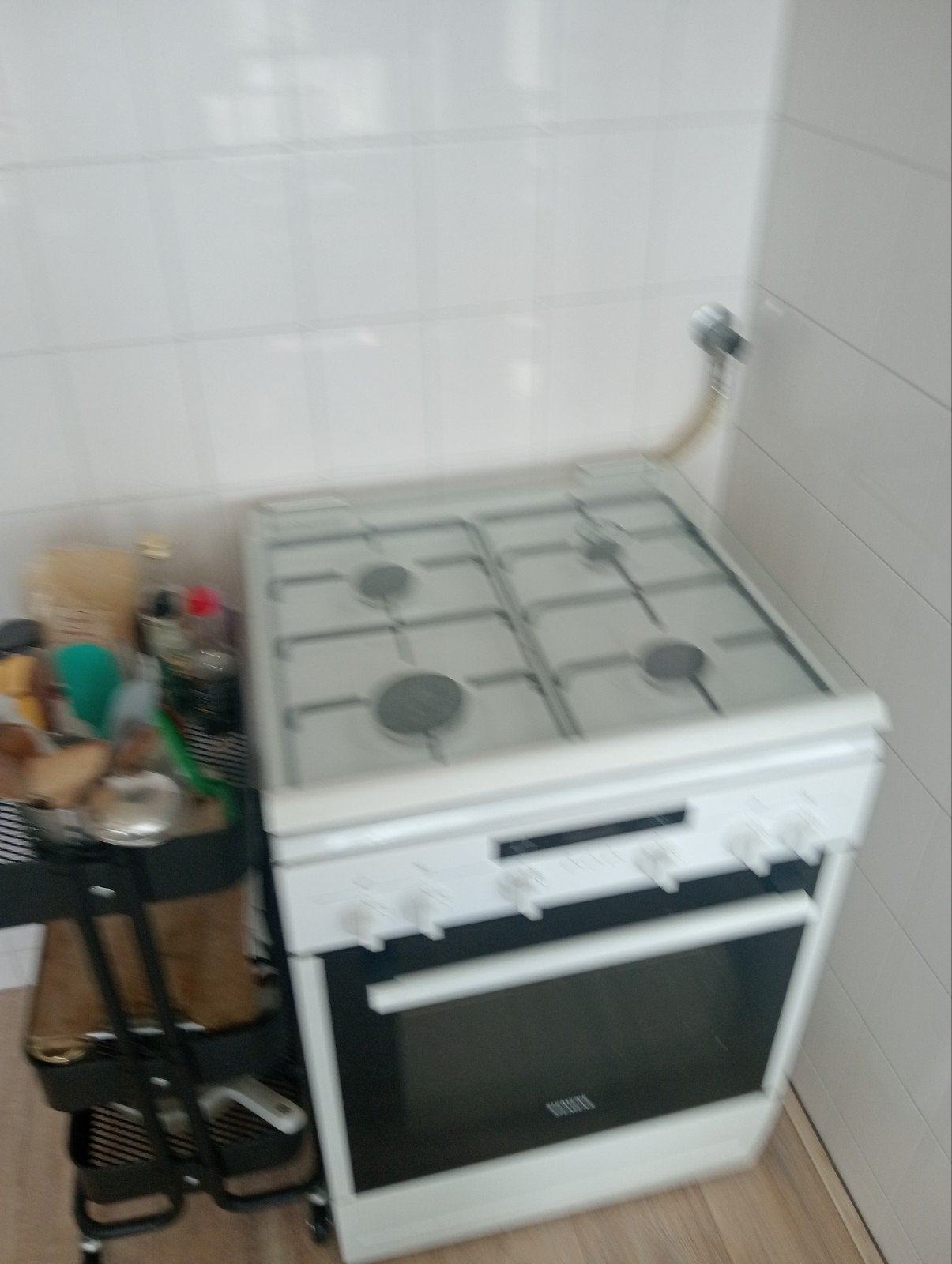 Siemens Vrijstaand Gasfornuis met Oven, Ophalen, Gebruikt, 60 cm of meer, 4 kookzones