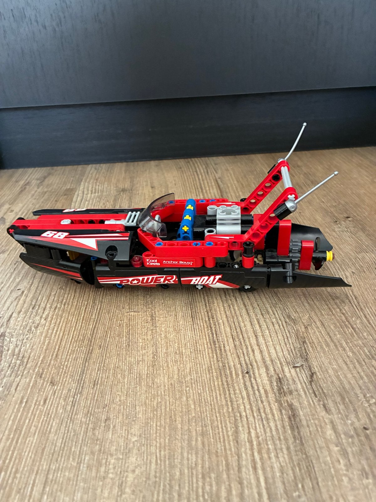 LEGO Technic 42089 Powerboot, Ophalen of Verzenden, Zo goed als nieuw, Complete set, Lego