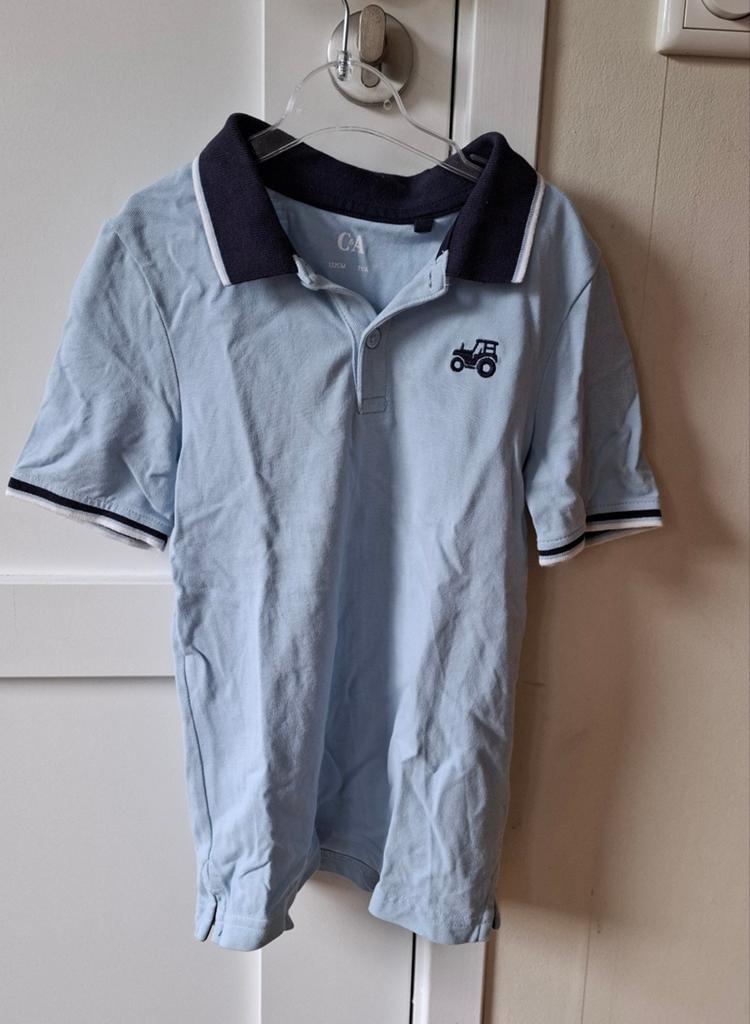 Leuke polo met tractor Borduurwerk, Gebruikt, C&A, Ophalen of Verzenden, Shirt of Longsleeve