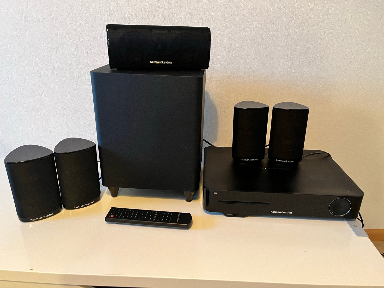 Harman Kardon BDS 235 Home Cinema Systeem, Audio, Tv en Foto, Home Cinema-sets, Gebruikt, 2.1-systeem, Blu-ray-speler, 70 watt of meer