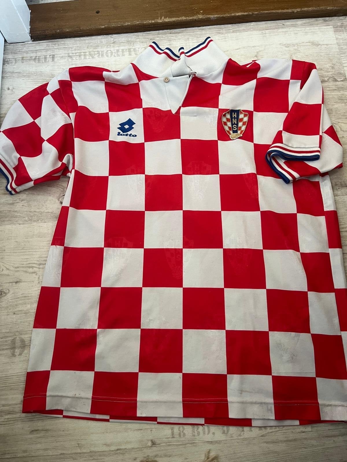 Origineel Kroatië EK 1996 shirt - Maat XL, Maat XL, Ophalen of Verzenden, Gebruikt, Shirt