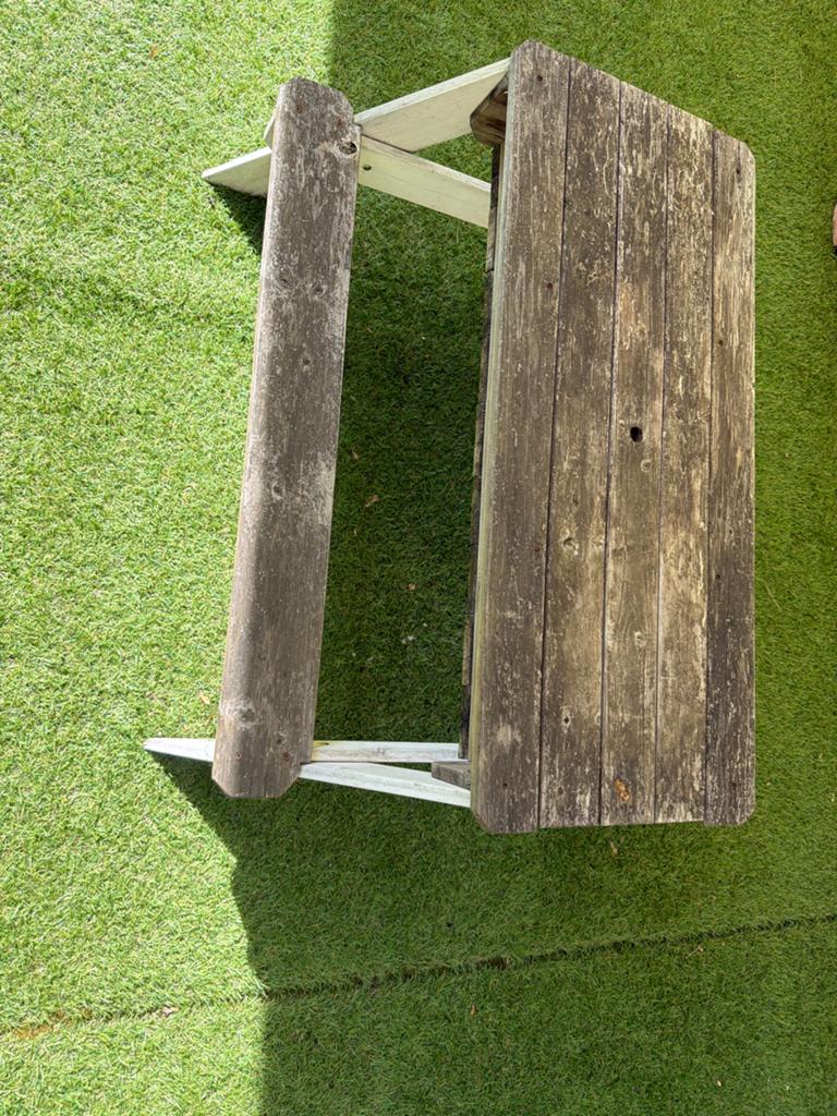 Houten picknicktafel met zand- en watertafel voor kinderen, Kinderen en Baby's, Ophalen, Gebruikt
