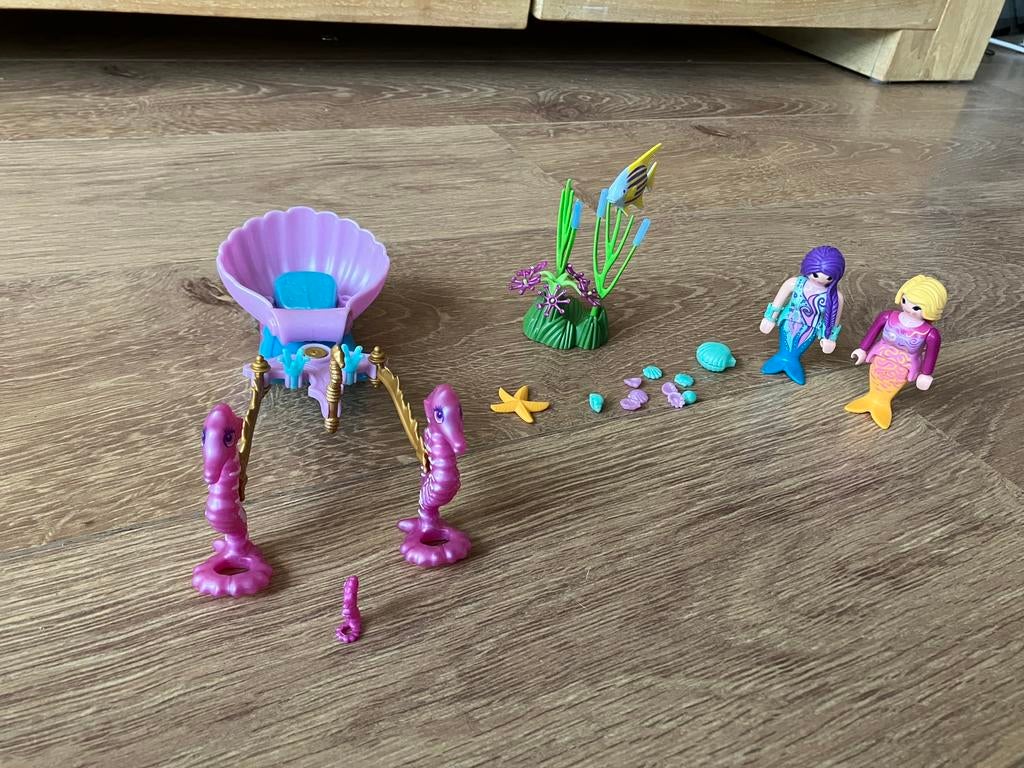 Playmobil zeepaardenkoets, Ophalen of Verzenden, Gebruikt
