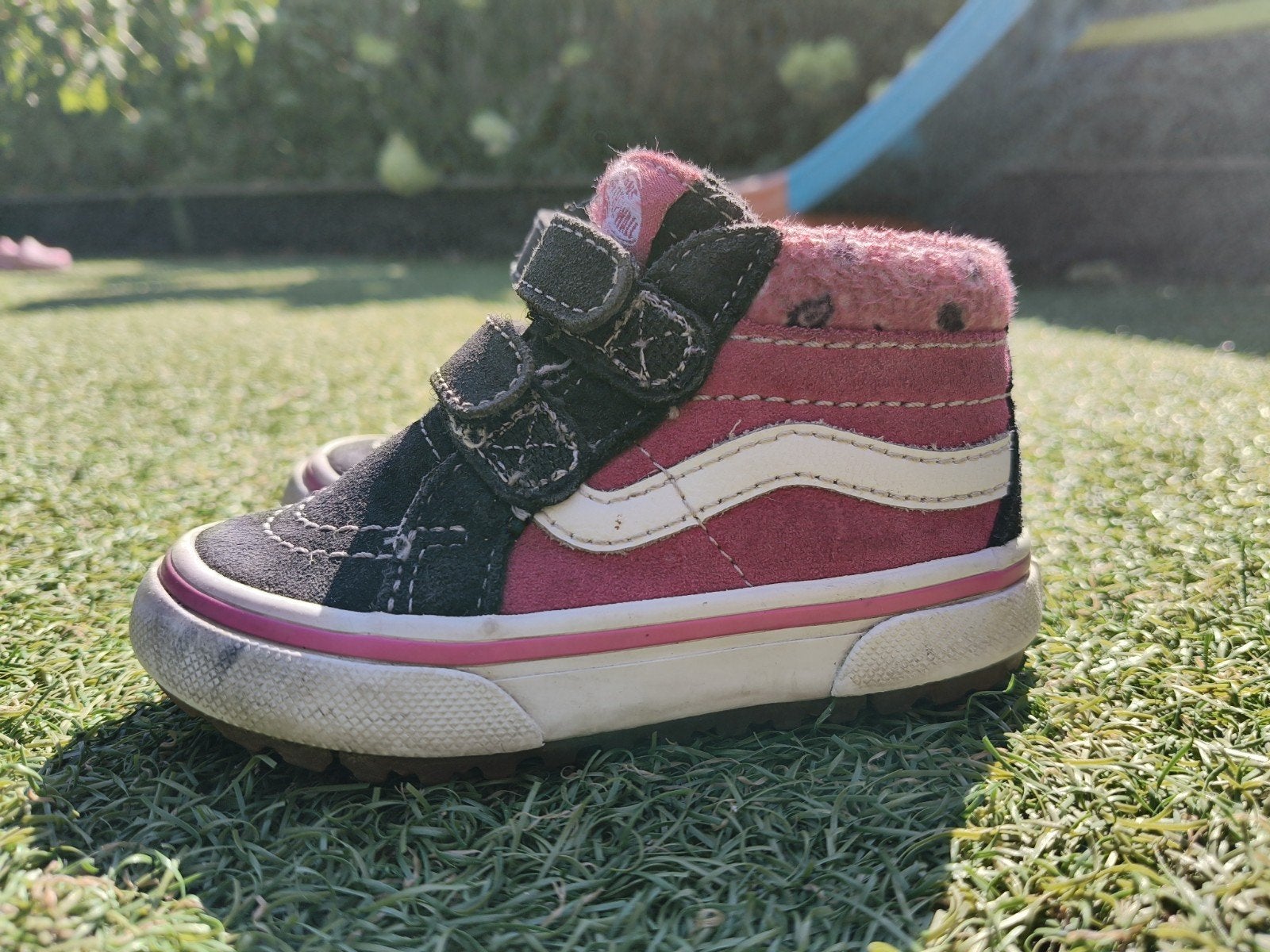 Vans Sk8-Hi klittenband schoentjes maat 21, Ophalen of Verzenden, Gebruikt, Schoentjes, Vans