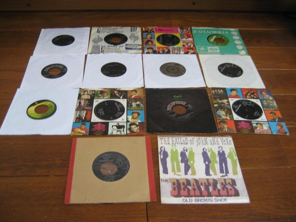 Beatles singles collection, Cd's en Dvd's, Ophalen of Verzenden, Gebruikt, 7 inch, Pop