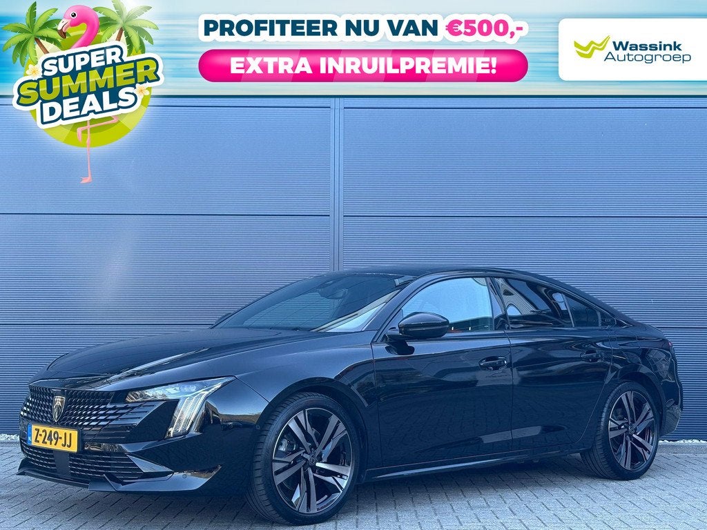 Peugeot 508 1.6 HYbrid 180pk e-EAT8 GT I Schuifdak | Focal a, Auto's, Peugeot, Stof, Gebruikt, 4 cilinders, 150 pk