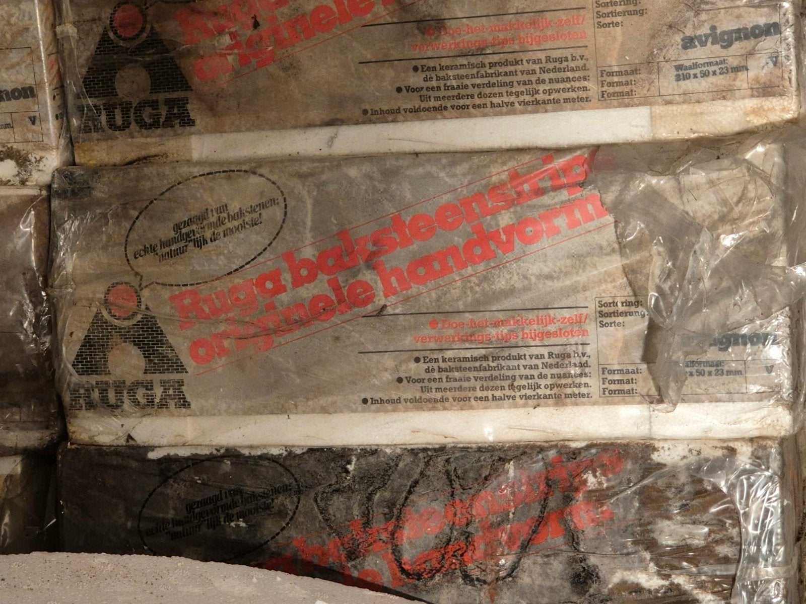 vintage baksteenstrips, Ophalen, Minder dan 20 cm, Minder dan 20 cm, Minder dan 5 m²