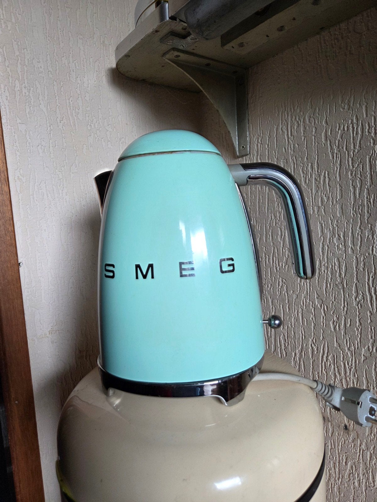 Smeg waterkoker, 1 tot 2 liter, Ophalen of Verzenden, Gebruikt