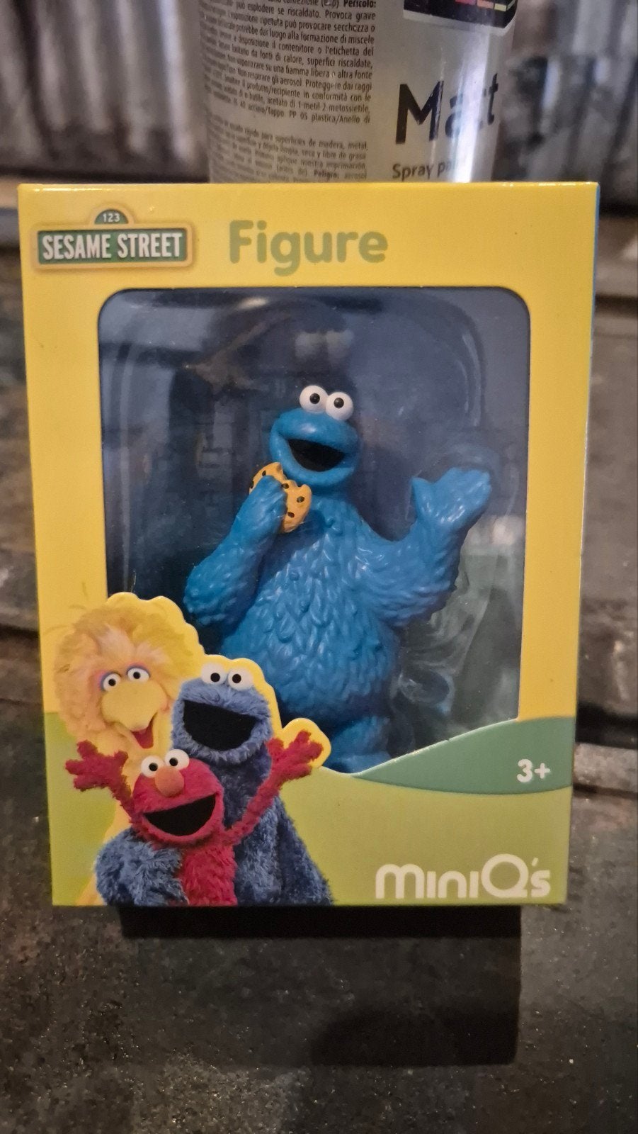 Sesamstraat Koekiemonster MiniQ's Figuur- Nieuw in verpakkin, Ophalen of Verzenden
