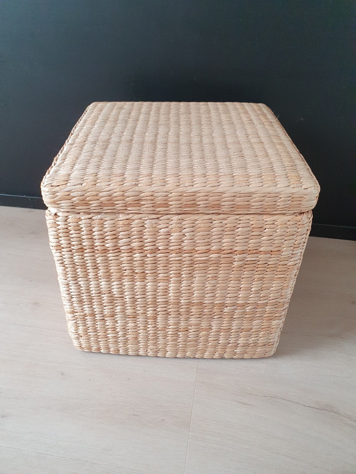 grote rieten mand, Ophalen, Zo goed als nieuw, Rechthoekig, Minder dan 50 cm