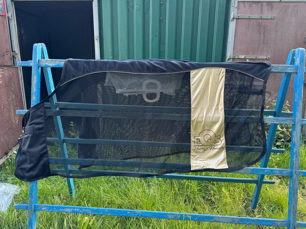 Splinternieuwe cooler vliegendeken Harry’s Horse 185, Ophalen of Verzenden, Zo goed als nieuw, Zwart, Harry's Horse