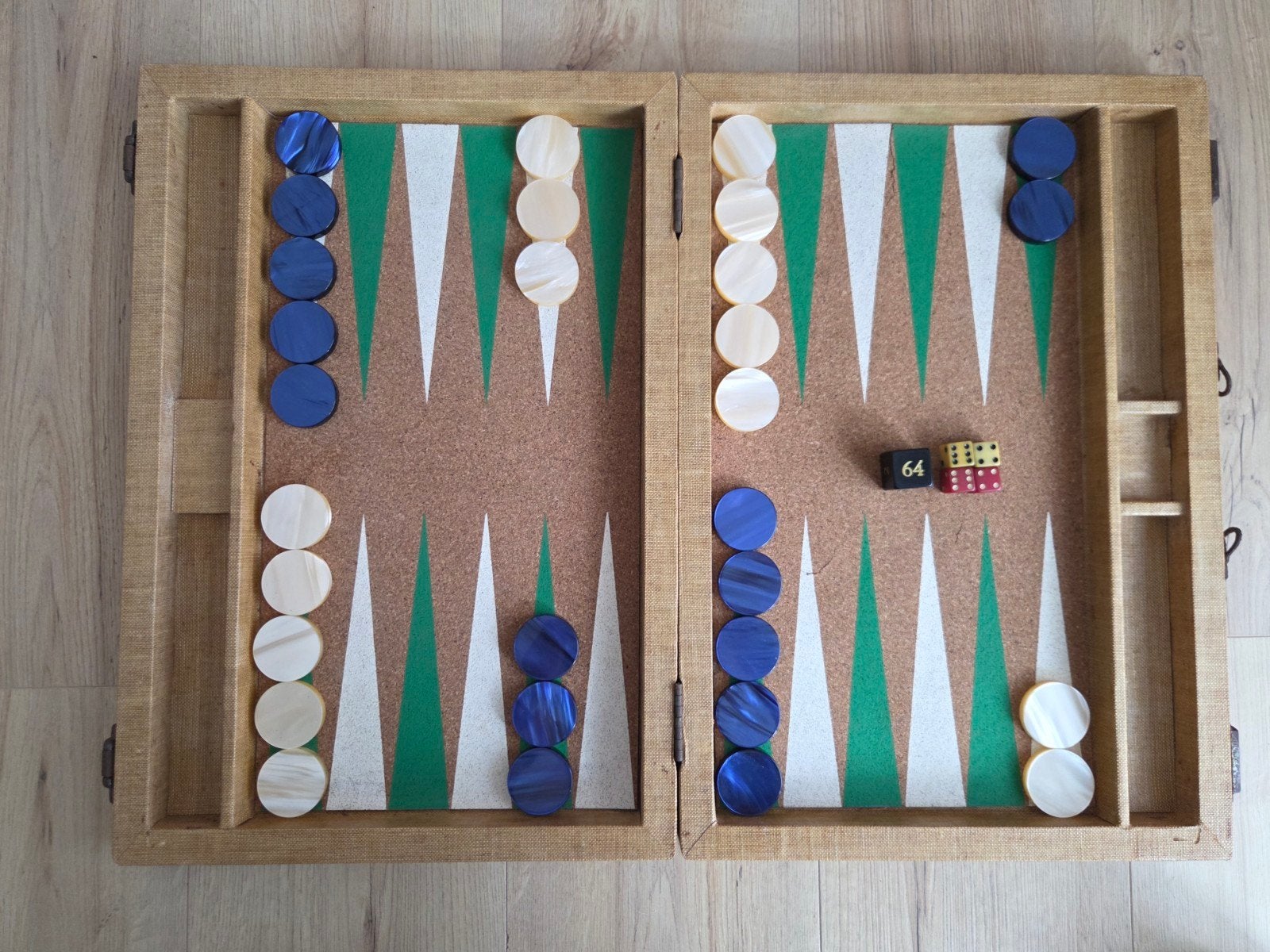 Crisloid Backgammon vintage, Ophalen of Verzenden