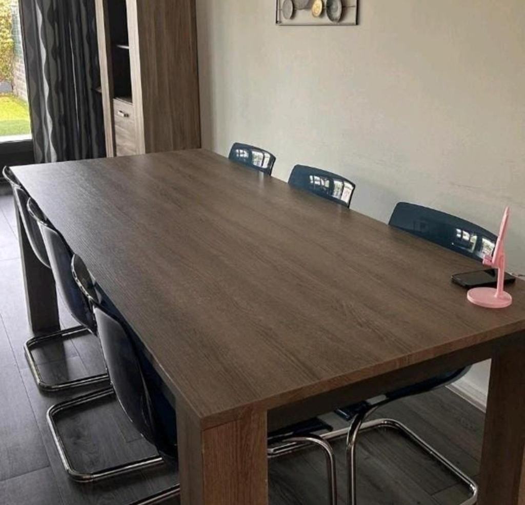 Eetkamer stoelen, Huis en Inrichting, Ophalen, Rechthoekig, 200 cm of meer, 50 tot 100 cm
