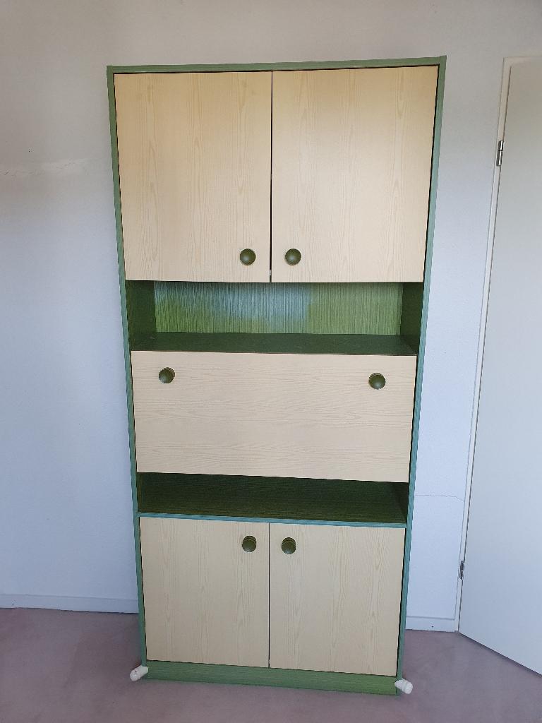 VINTAGE JAREN 70 KASTEN EN BUREAU, Ophalen of Verzenden