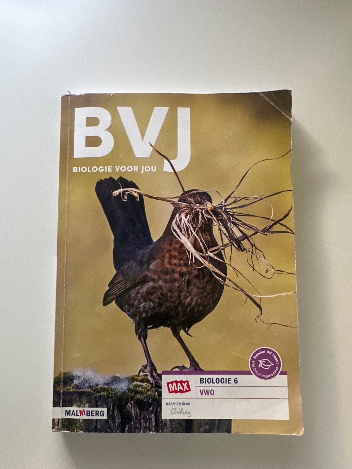 Biologie voor Jou VWO 6 - Malmberg, Ophalen of Verzenden, Gelezen, VWO, Biologie