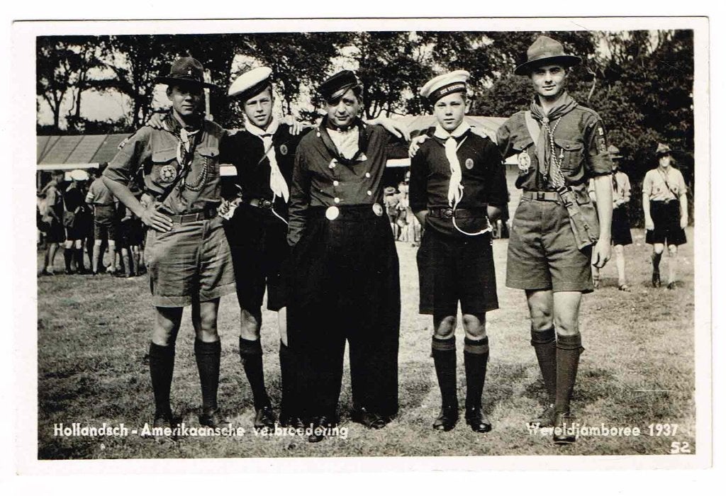 scouting Wereld Jamboree 1937 Hollandsch-Amerkaanse verbroed, Ophalen of Verzenden, Nieuw, Overige typen