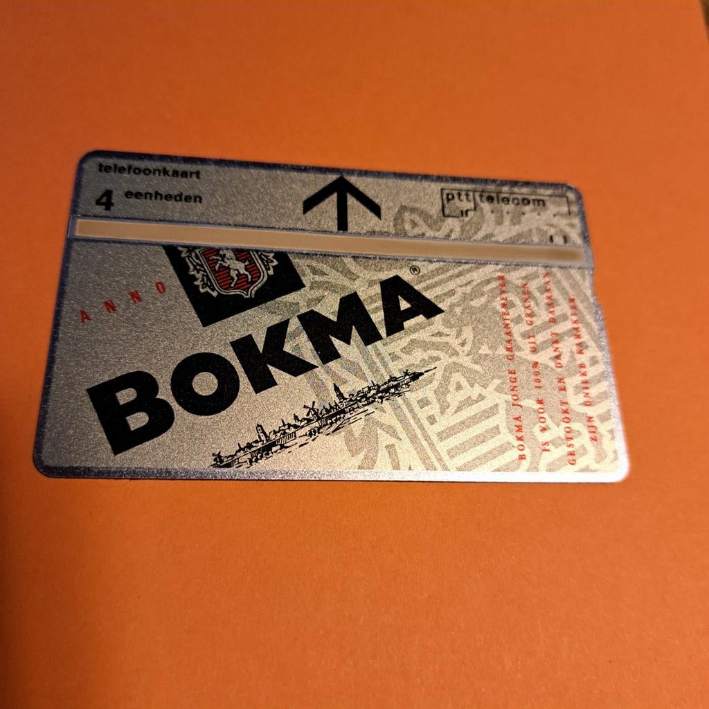 Bokma telefoonkaart, Ophalen of Verzenden, Nieuw, Gebruiksvoorwerp