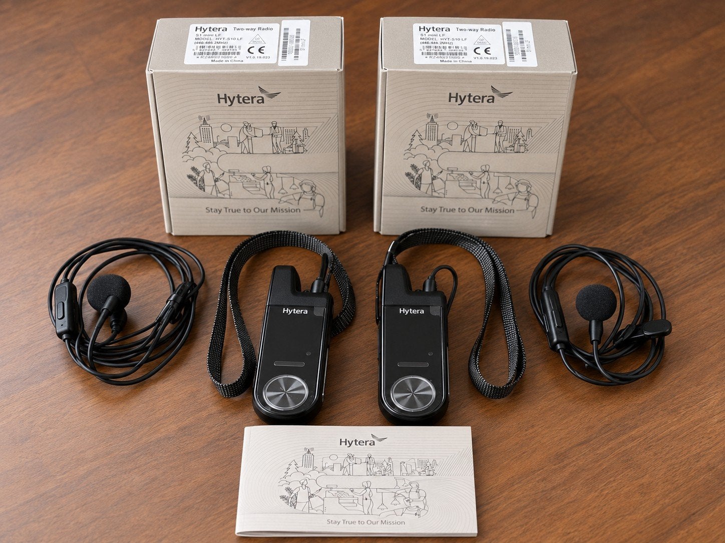 Te koop: set van 2 Hytera S1 Mini LF portofoons (PMR446)., Ophalen, Nieuw