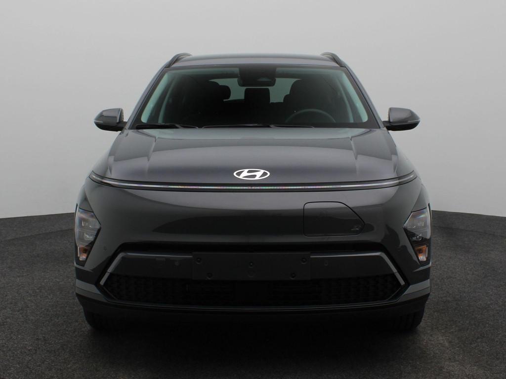 Hyundai Kona Electric Long Range Pure Edition 64.8 kWh | Sto, Auto's, Hyundai, Stof, Zwart, Met garantie (alle), Automatische klimaatregeling
