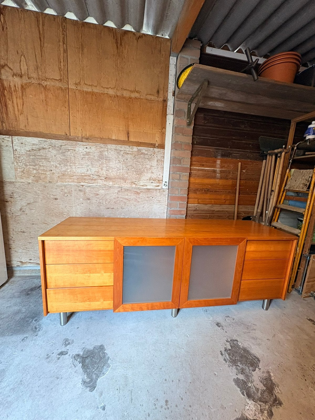 Dressoir (zie beschrijving), Huis en Inrichting, Kasten | Dressoirs, Zo goed als nieuw, 200 cm of meer, 50 tot 75 cm, Met lade(s)