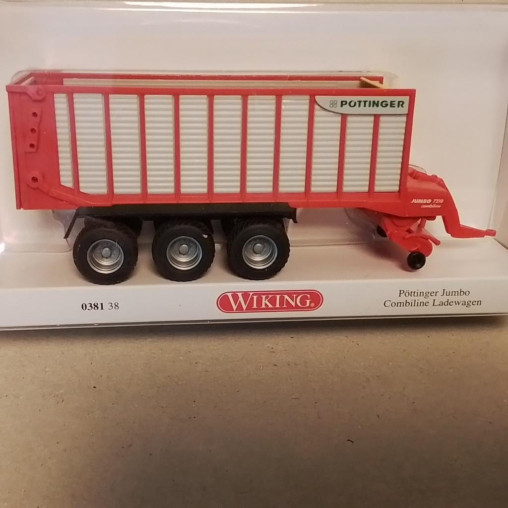 Aangeboden Wiking Pöttinger jumbo ophaalwagen nieuw, Ophalen of Verzenden, Nieuw, Bus of Vrachtwagen, Wiking