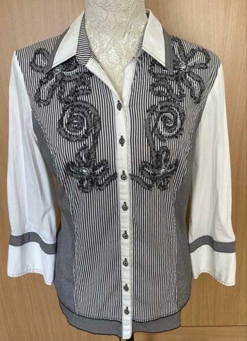 Erfo blouse maat 40 !, Kleding | Dames, Ophalen of Verzenden, Zo goed als nieuw, Maat 38/40 (M), Wit