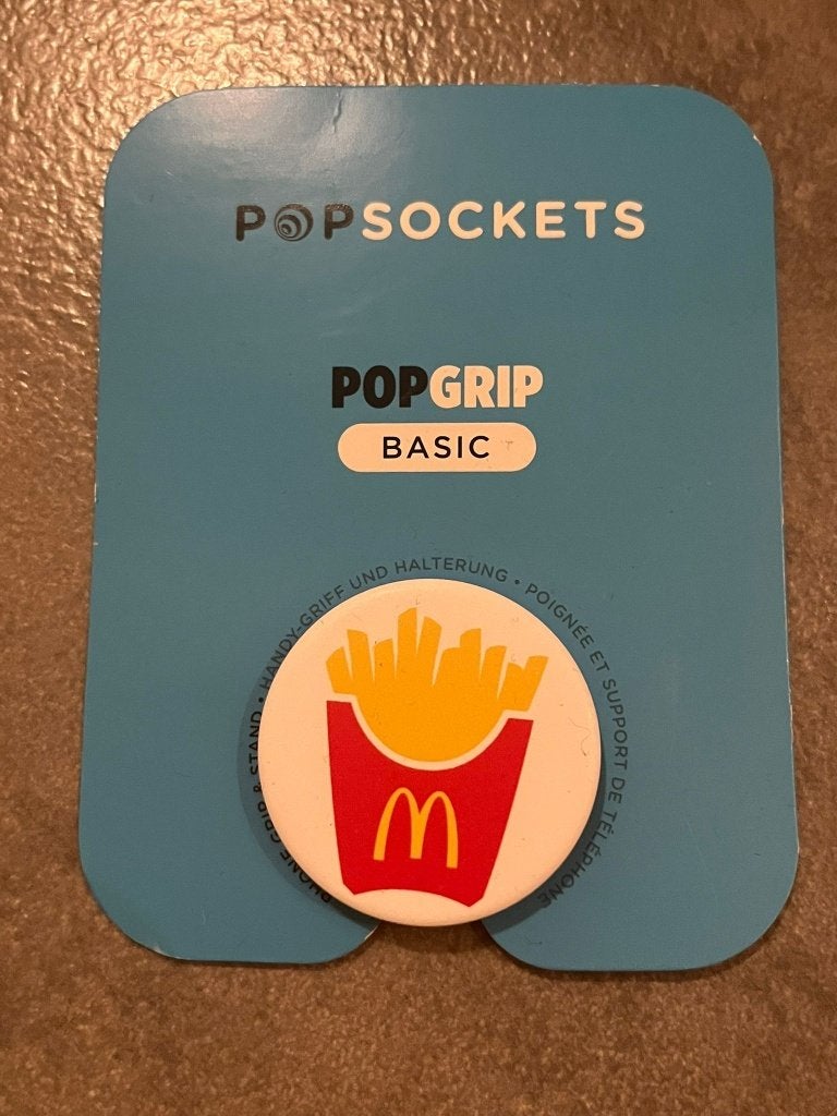 McDonald's Popsocket, Ophalen of Verzenden, Nieuw, Telefoonhanger of Accessoire