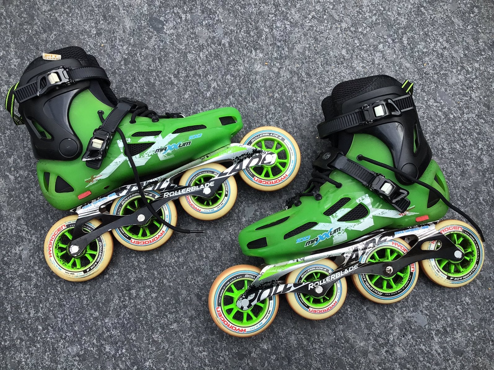 Rollerblade Maxxum 100 skeelers / skates maat 46, Ophalen of Verzenden, Zo goed als nieuw