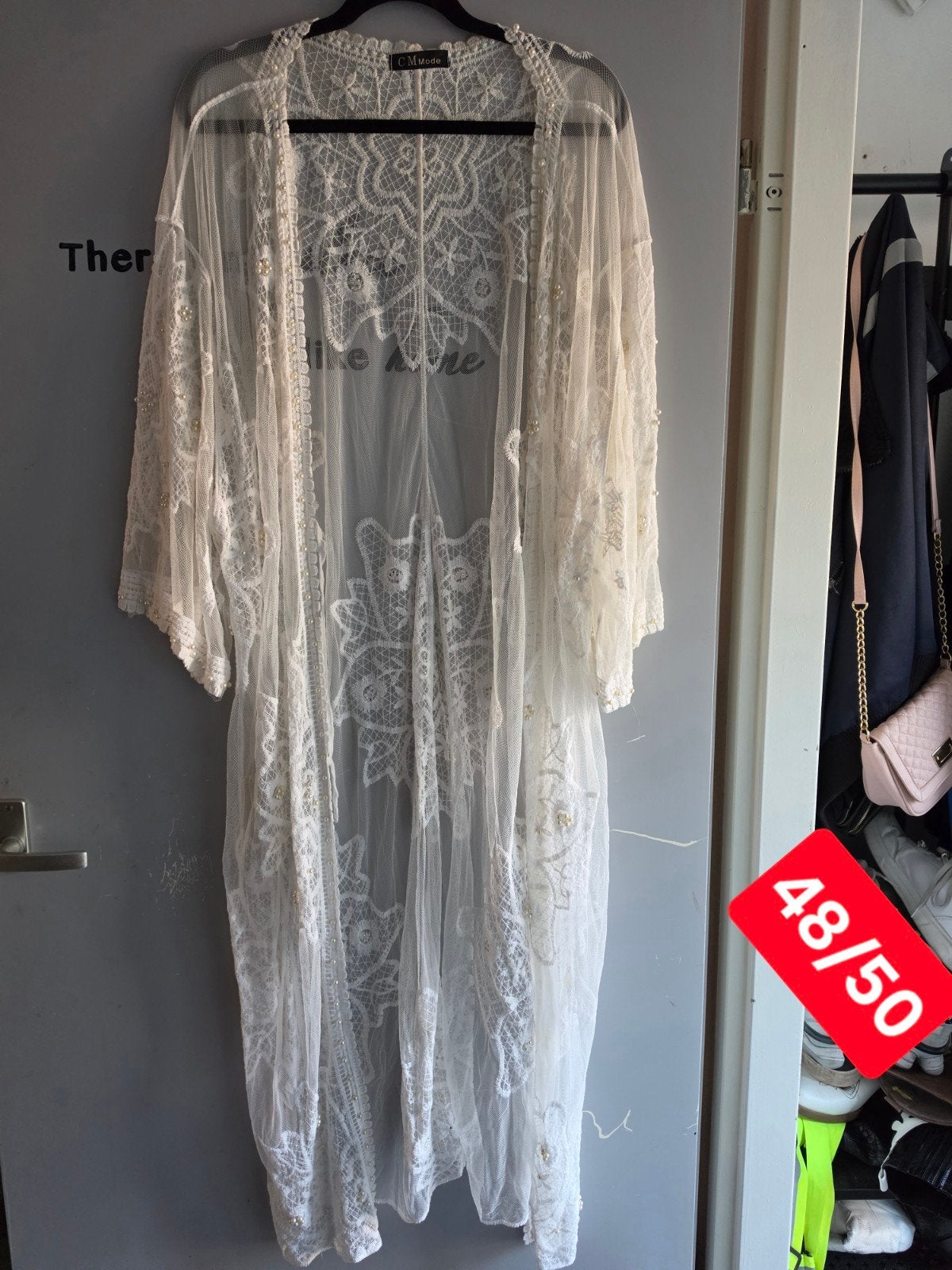 48/50, Kleding | Dames, Grote Maten, Ophalen of Verzenden, Zo goed als nieuw, Zwart, Broek of Spijkerbroek
