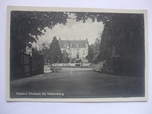 P329 Kasteel Chaloen bij Valkenburg - 1940, Verzenden, 1940 tot 1960, Gelopen, Limburg