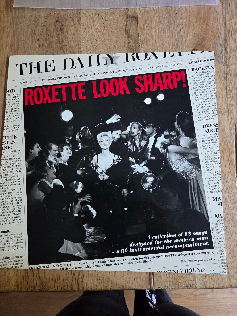 Roxette Look Sharp LP Gesigneerd, LP, Pop, Gesigneerd, Ophalen of Verzenden