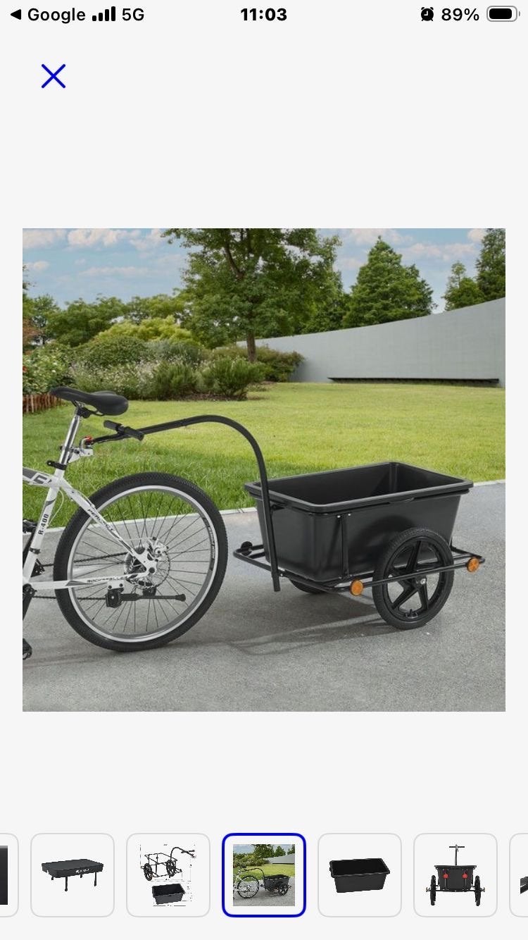 Juskys Fietskar / Hondenkar - Zo goed als nieuw, Ophalen of Verzenden, Zo goed als nieuw, Hondenkar, 40 tot 60 kg