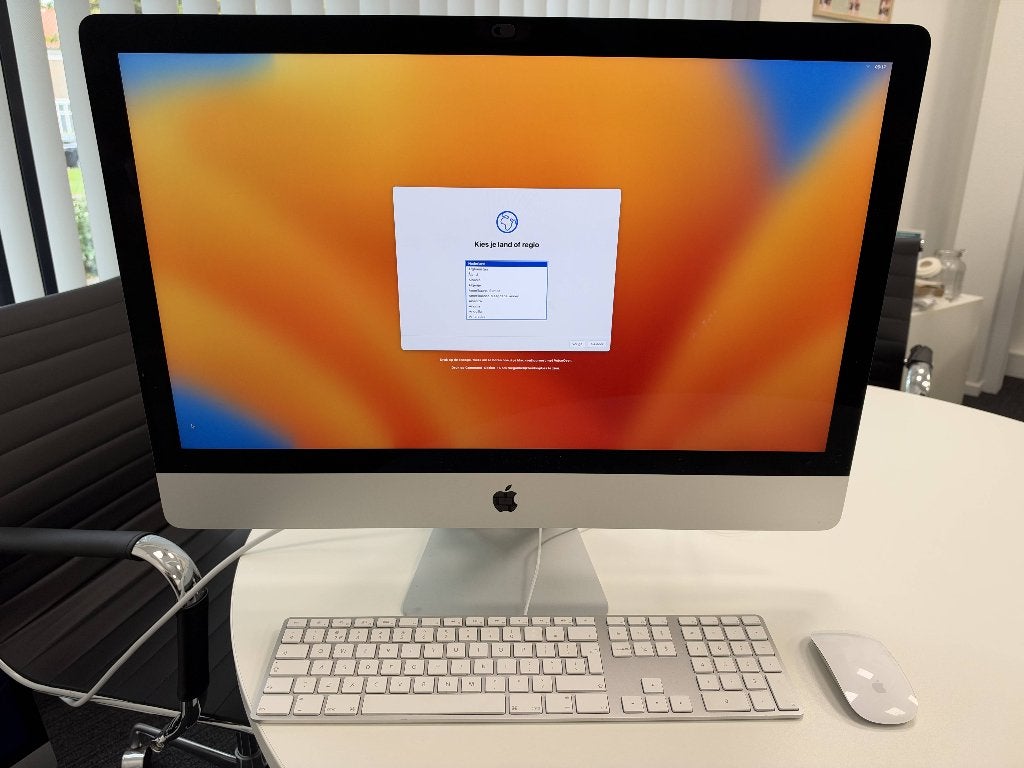2x Imac 27" 2017 OS Ventura magic keyboard en magic mouse, Computers en Software, Ophalen, Gebruikt, SSD, IMac