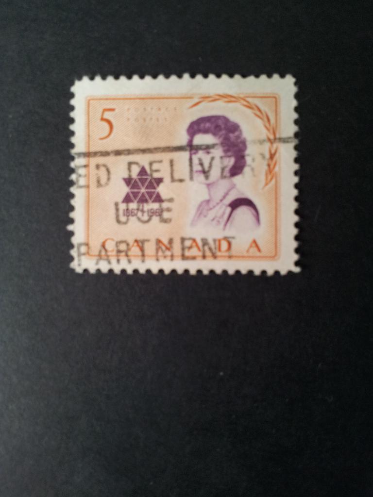 Canada Koninklijk bezoek 1967 gestempeld, Ophalen of Verzenden, Gestempeld, Noord-Amerika