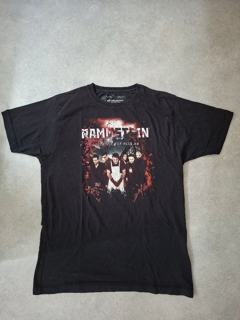 shirt RAMMSTEIN Origineel tourshirt 2009 maat XL, Ophalen of Verzenden, Zo goed als nieuw, Maat 56/58 (XL)
