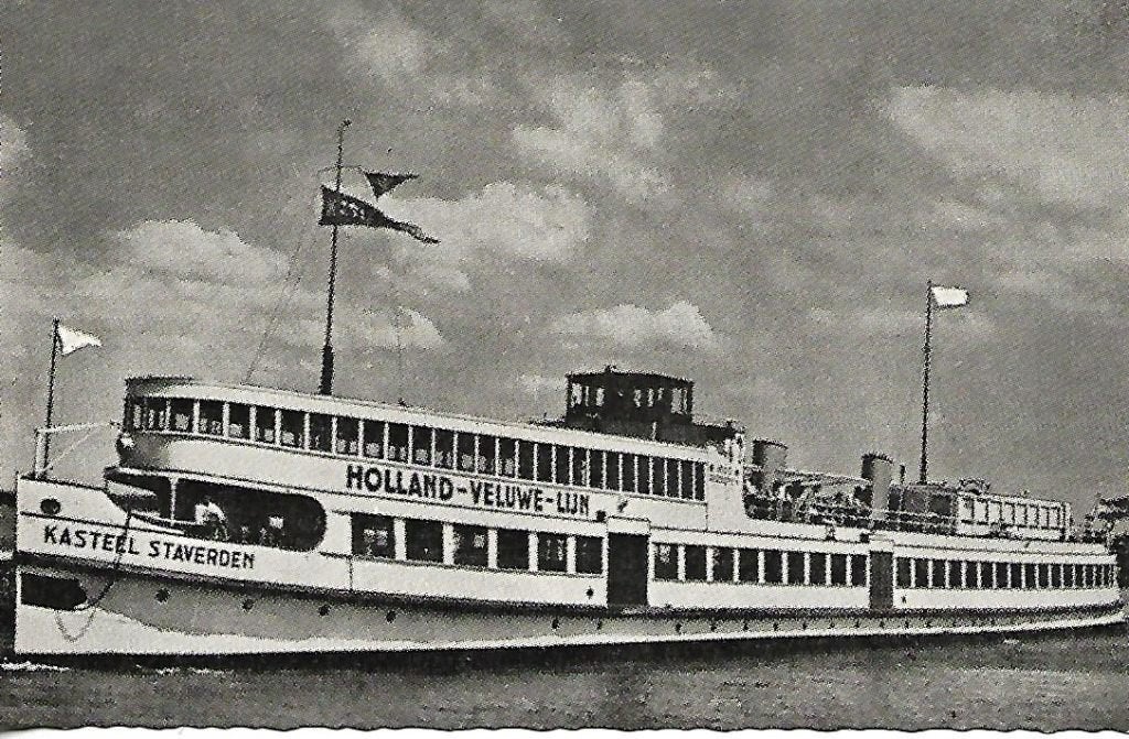 Scheepvaart- -Kasteel Staverden., Ophalen of Verzenden, 1960 tot 1980, Ongelopen, Overige thema's