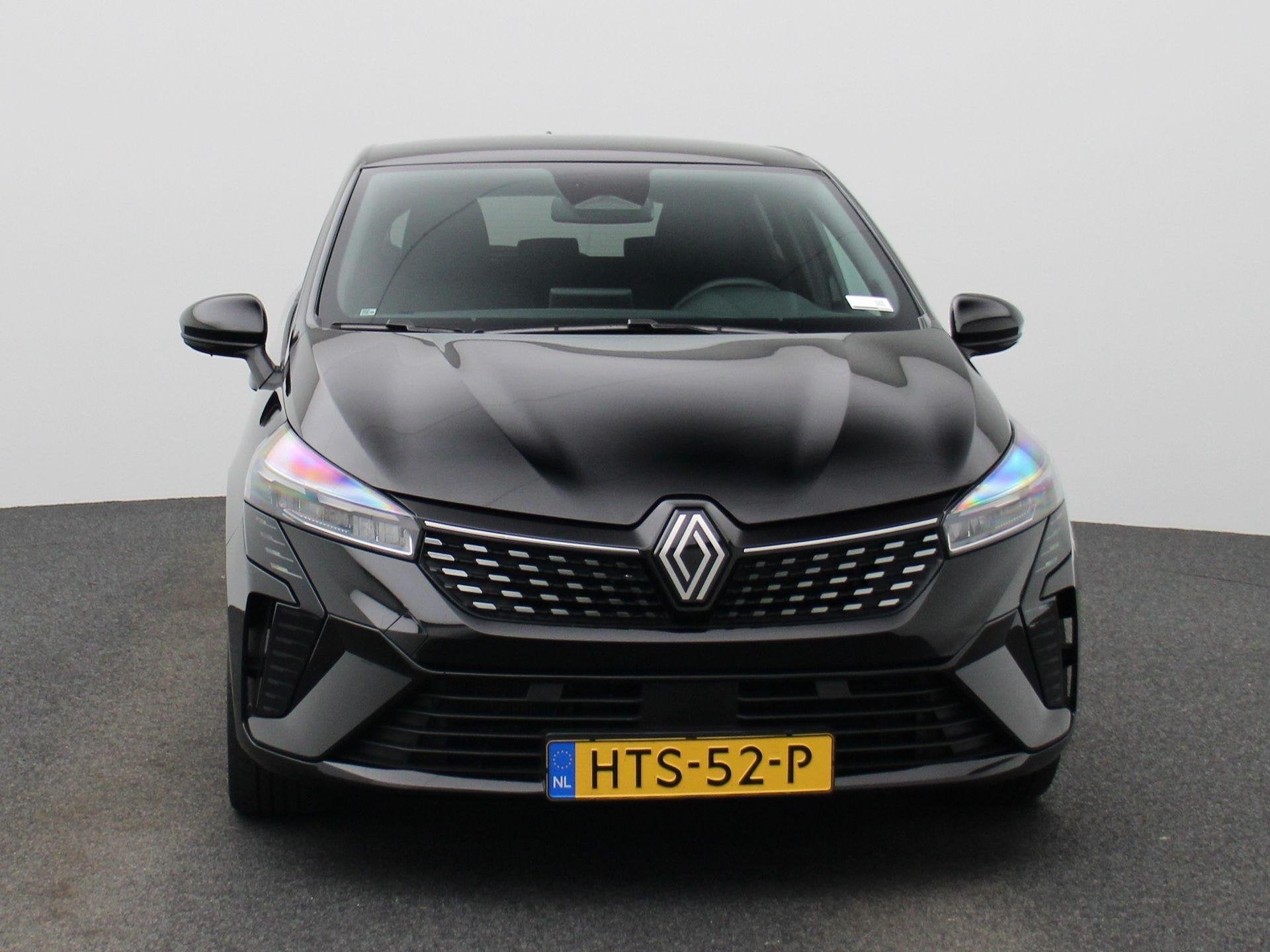 Renault Clio 1.6 E-Tech Full Hybrid 145 techno | Navigatie |, Auto's, Euro 6, Leder en Stof, Zwart, Origineel Nederlands