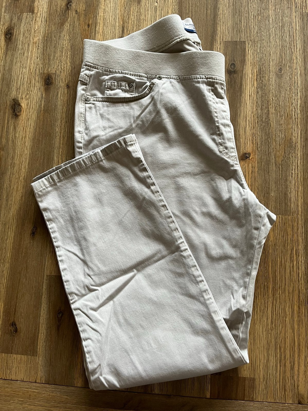 Raphaela by BRAX Slim Dames Broek Beige Maat 48 Kort, Beige, Maat 46/48 (XL) of groter, Ophalen of Verzenden, Lang