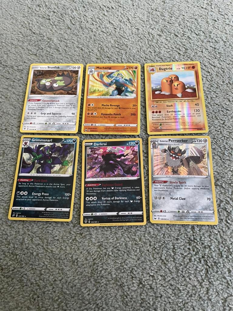 6 LIMITED EDITION pokémon kaarten!!, Ophalen of Verzenden, Zo goed als nieuw, Meerdere kaarten