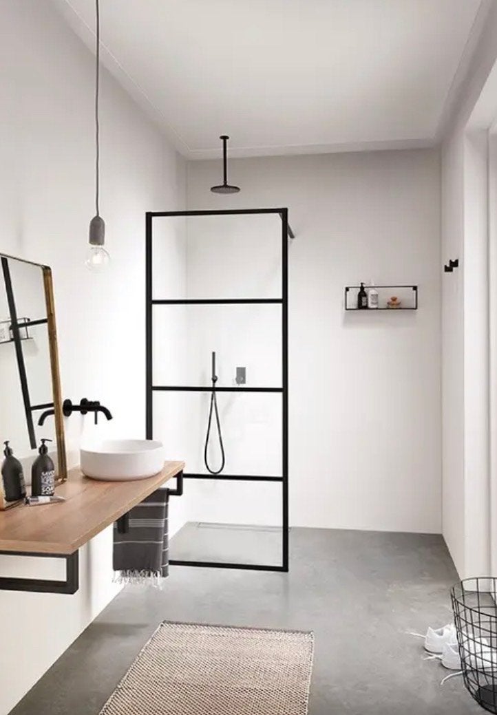Nieuw: sealskin SOHO 90cm douchewand zwart, Ophalen, Nieuw, Douche