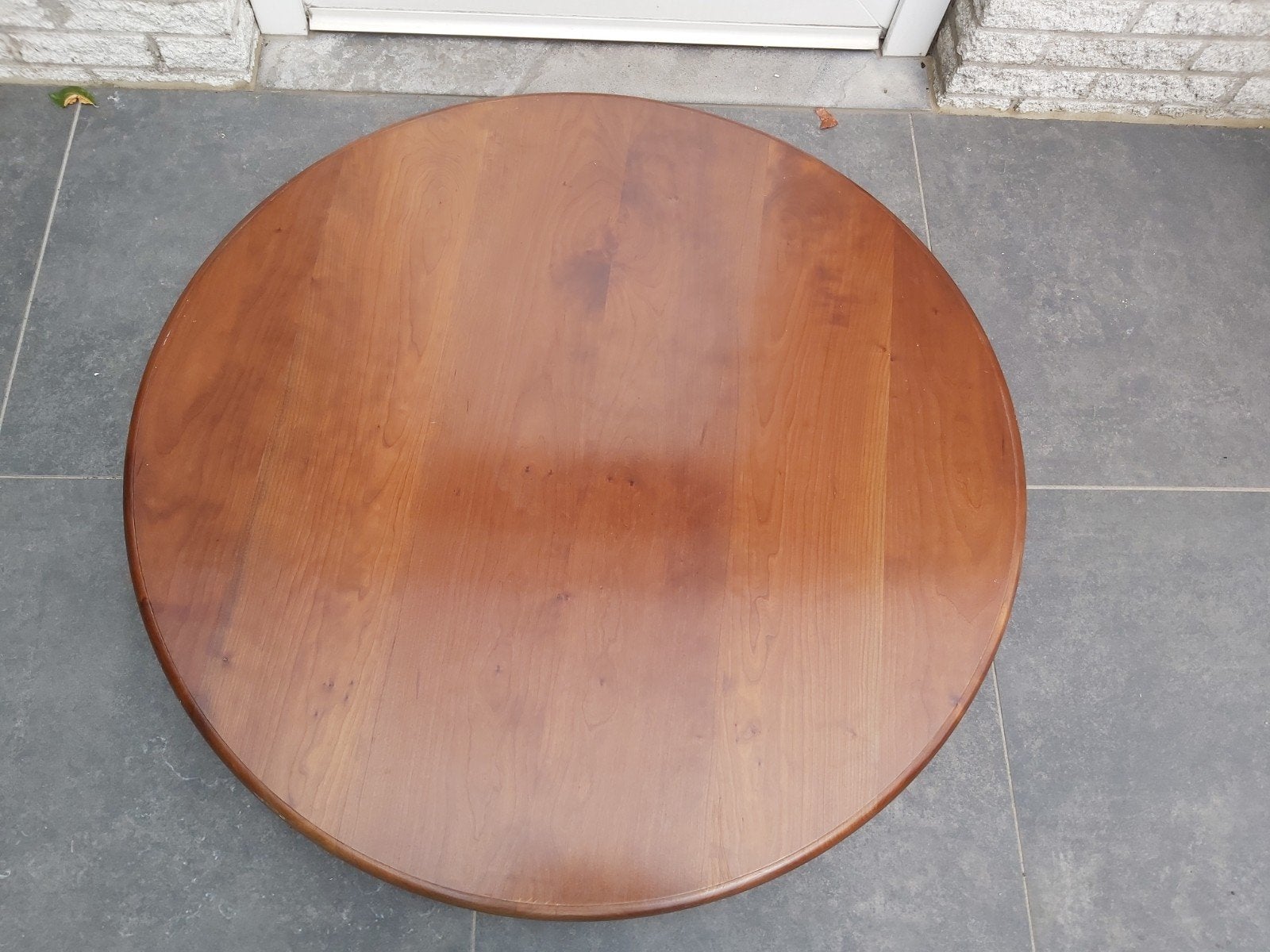 tafelblad eiken, Huis en Inrichting, Tafels | Eettafels, Ophalen of Verzenden, Gebruikt, Rond, Eikenhout