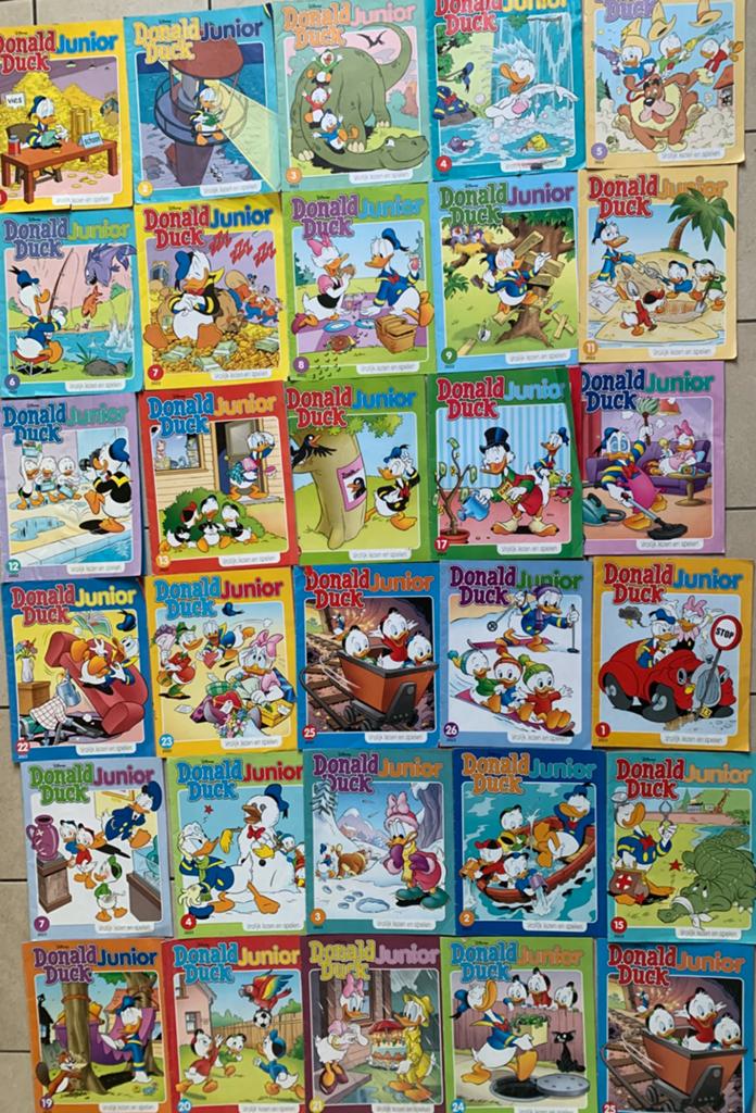 30 Donald ducks juniir, Boeken, Meerdere stripboeken, Ophalen of Verzenden, Gelezen
