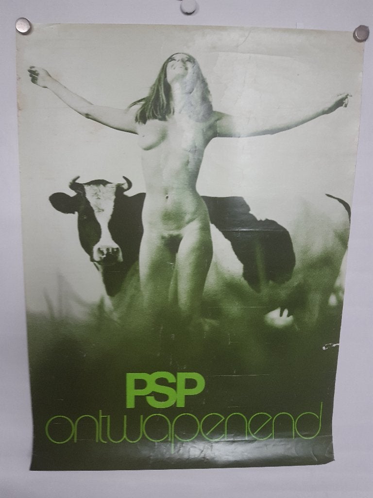 Originele poster PSP Ontwapenend Middenformaat, Ophalen of Verzenden, A1 t/m A3, Rechthoekig Staand, Film en Tv