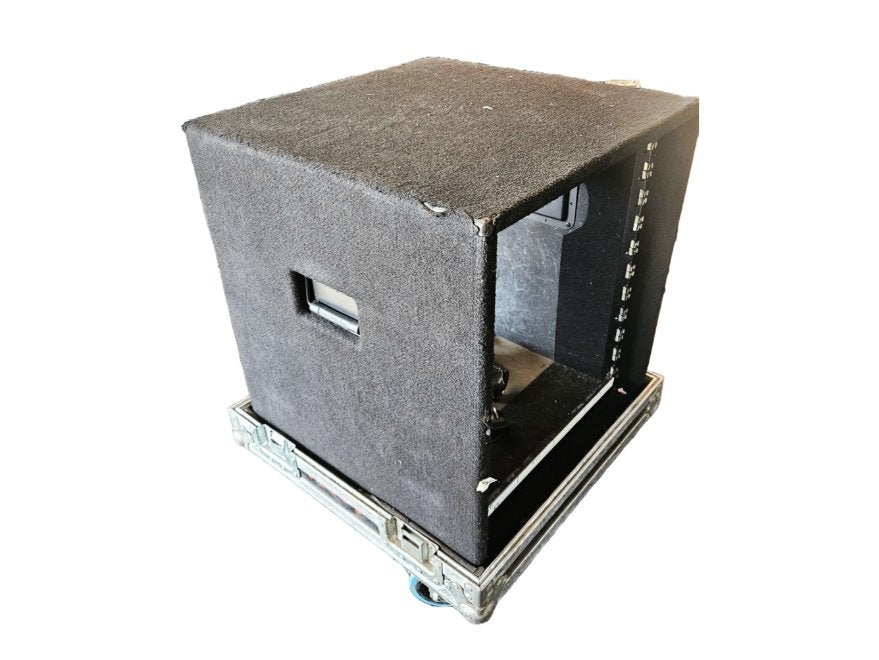 Flightcase stolp incl rack 12 he 60 x 60.x 80 h, Muziek en Instrumenten, Ophalen of Verzenden, Gebruikt, Overige instrumenten
